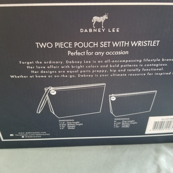 Dabney Lee 2 Piece Pouch with Wristlet - Picture 4 of 4